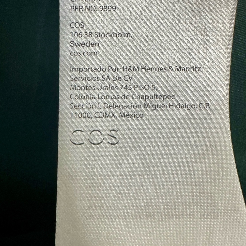 COS green long down puffer coat - Picture 7 of 8